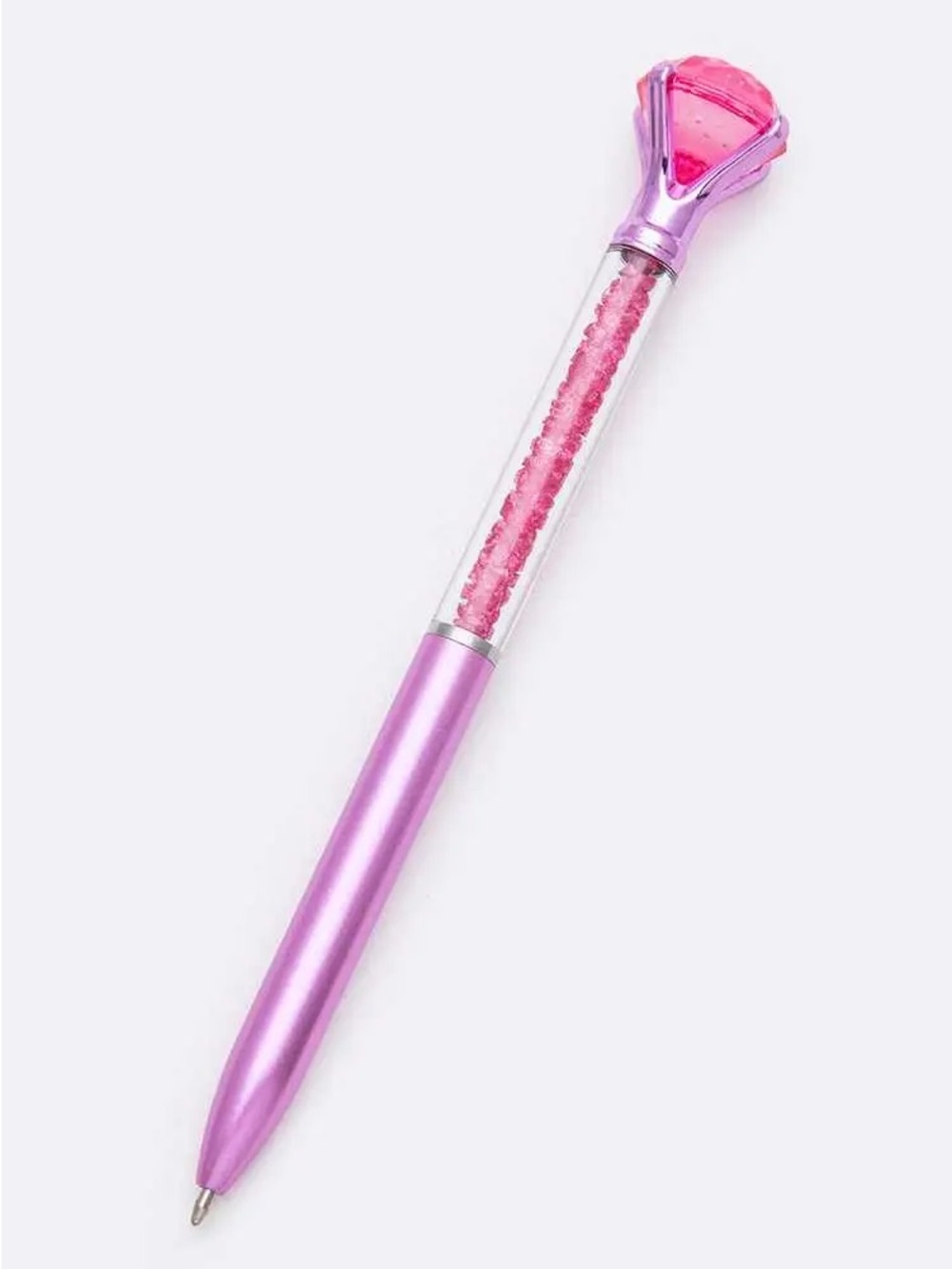 Pink Crystal Top Ballpoint Pen